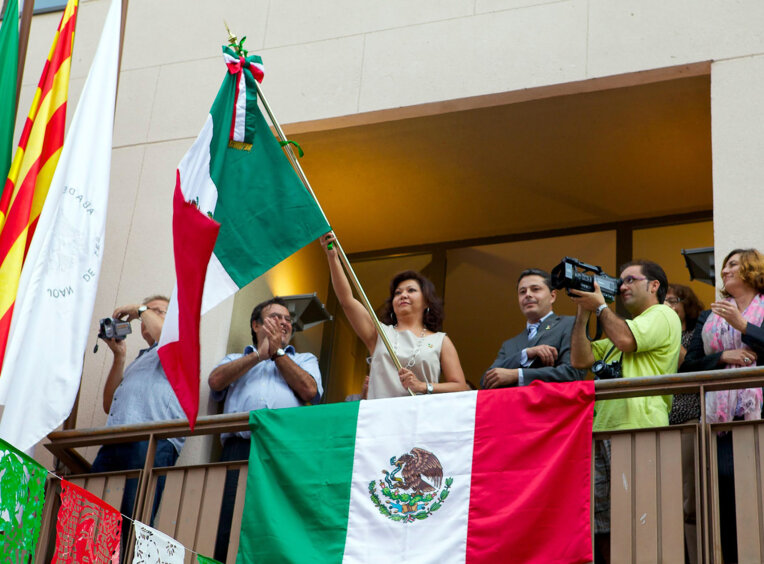 Moment en què es proclama El Grito