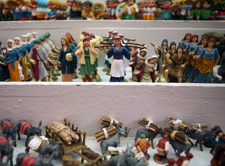 Fira de Nadal a la Sagrada Família