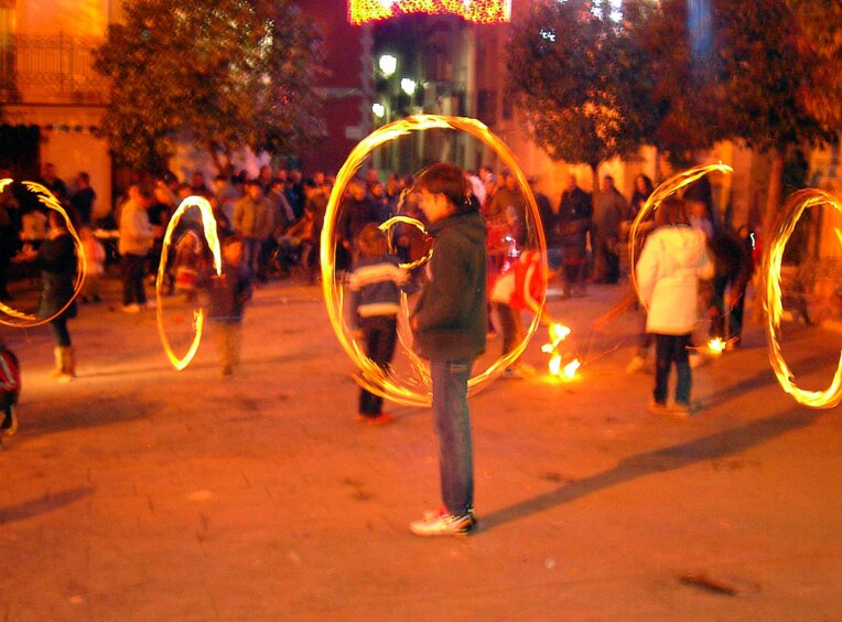 Rodà de les aixames a Relleu